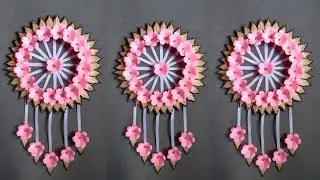 Re-upload Unique Match stick Flower Wall Hanging / Quick Paper Craft For Home Decoration /
