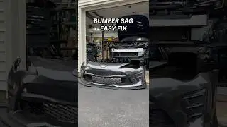 Quick fix for 86/BRZ bumper sag #bumpersag #toyota86 #subarubrz #scionfrs #bumperrepair