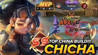 SS! CHICHA JUNGLE GAMEPLAY USING TOP CHINA BUILD IN RANKED GAME! | CHICHA BUILD & ARCANA - HOK