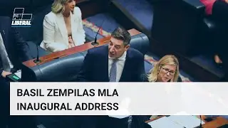 Basil Zempilas MLA - Inaugural Address