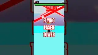 TOWER BISA TERBANG FLAYING LASER TOWER #roblox #shorts #towerroblox