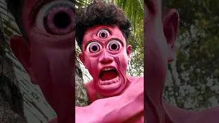 Hulk boy Scary transformation with spiderman Smash redhulk #shorts