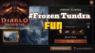diablo immortal frozen tundra   .. best way to UPGRADE GEAR & Get XP/LEGENDARIES
