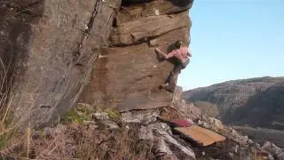 Dave MacLeod on Stokes Croft 7C+ Torridon