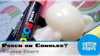 Can you draw with Posca pens on a candle? - Custom Crafts