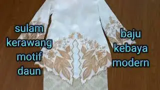 sulam kerawang kebaya modern