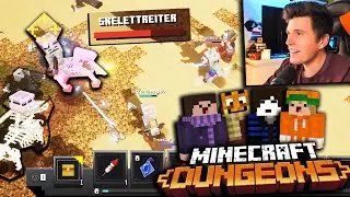 Die VIER W&uuml;sten-SKELETTREITER! | Minecraft Dungeons #04