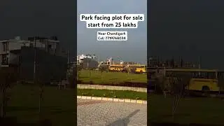 🚀Park facing plot for sale 🚀 limited inventory