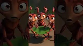 The Clever Ant and Friends🐜The Stuck Leaf🐜Animation Box #shorts