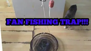 How To Make A Fishing Trap With A FAN!!