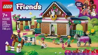 LEGO Instructions - Friends - 42688 - Horse Stable and Riding Academy - Horseback Riding (All Books)