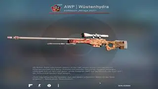 AWP | Desert Hydra Drop First Try (ignore the music)