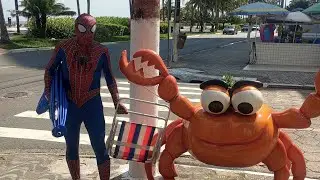 S_M SPIDEY X GIANT CRAB#spiderman#homemaranha 