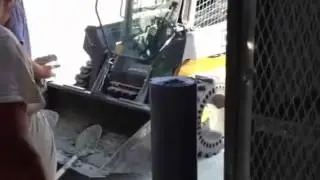 Concrete Bollard Cap Installation