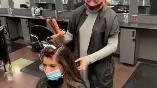 curling with flat iron