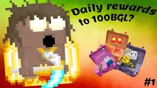 Daily rewards to 100BGL? | Part 1#gambling #gaming #growtopia