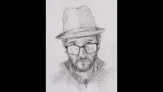 Self portrait with hat