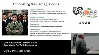 Greg Conti & Tom Cross - Dark Capabilities: When Tech Companies Become Threat Actors