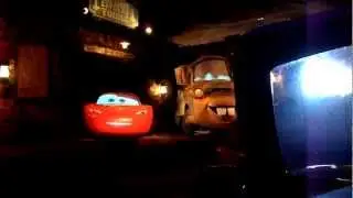 [HD] California Disney Ride - Cars Land Radiator Springs Racers (Ramone's House of Body Art)