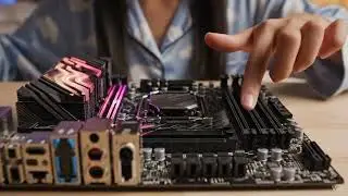 Satisfying RAM Installation 💻 Click Sound ASMR#ASMR #PCBuild #TechASMR #SatisfyingSounds #RAMInstall