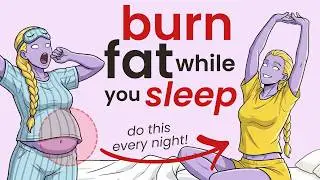 Every women need this routine before bed to burn belly fat fast!