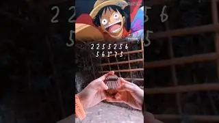 We Are Mini Kalimba Tutorial #onepiece #weare #kalimba