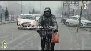 Red Alert Heavy Snowfall Started in Srinagar | سری نگر میں شدید برف باری شروع ہوگئی