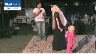 Maria dancing in Greek gypsy camp