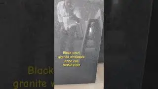 Black pearl granite full dark material wholesale price ke supply call 7095203581 #granite #supplier