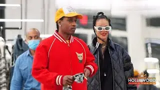 Рианна и A$AP Rocky нежно обнимаются в Нью-Йорке