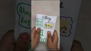 Village blind bag ASMR unboxing 🤩#asmr #papersquishy #blindbag #asmrunboxing