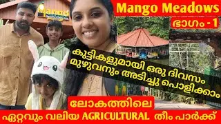 MANGO MEADOWS🔥WORLDS FIRST &  LARGEST AGRICULTURAL THEME PARK🔥SREEVALSAM VLOGS🔥#viral #mangomeadows