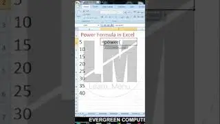 Ms Excel Power Trick 🤔🤔 #microsoft #dataentry #computer #tricks #msexcel