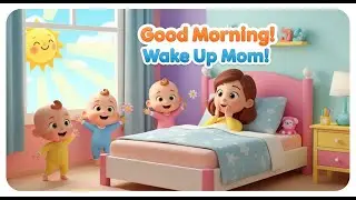 Good Morning Wake Up Mom! ☀️ | Fun Kids Song & Nursery Rhyme