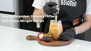 Mangosteen Signature Drink - Tropical flavor with Gin Fizz