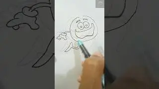 how to draw a pumpkin cartoon character #drawing #art #cartoon #pumpkin