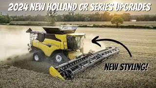 Introducing 2024 Upgrades to New Holland's CR Series Combine Models