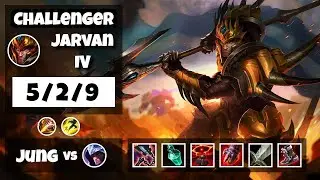 Jarvan IV s11 Jungle Challenger Replay (5/2/9) - KOREAN