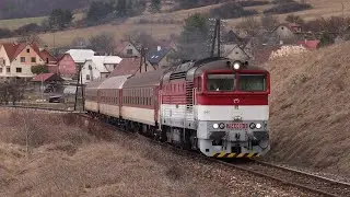 Vlaky Slovensko - ZSSK 754.069 G&aacute;for na hornej Nitre