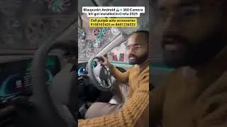 Blaupunkt Android system installed with 360 degree camera also #caraccessories