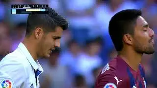 Real Madrid vs Eibar 1 1   Penalty Morata