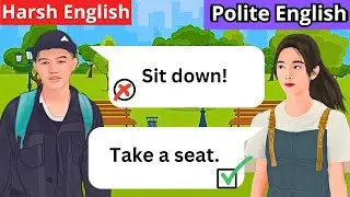 Polite English& Harsh English/ Improve Your English Speaking Skills 💡Spoken English