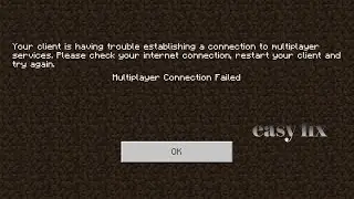 How to fix Multiplayer connection failed in Minecraft server 