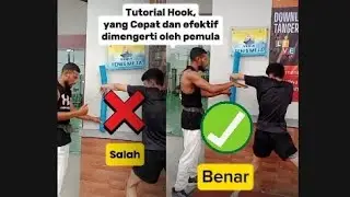 Tutorial Hook🥊 paling cepat dimengerti Pemula #boxing #combatsports #boxingtips #ufc #mma  #shorts