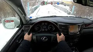 2009 LEXUS LX570 POV TEST DRIVE
