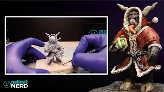 How to Make a Christmas Krampus from Clay! 🎄
