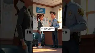 Reporting a Stolen Phone at the Police Station | English Speaking Practice