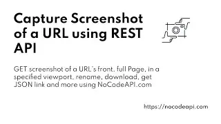 Capture Screenshot of any URL using REST API