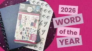 My 2026 Word of the Year Inspiration Page | Happy Planner Classic and Just Scribble A5