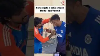 Suryakumar Yadav gets a special celebration in the Indian dressing room. #shorts #youtubeshorts